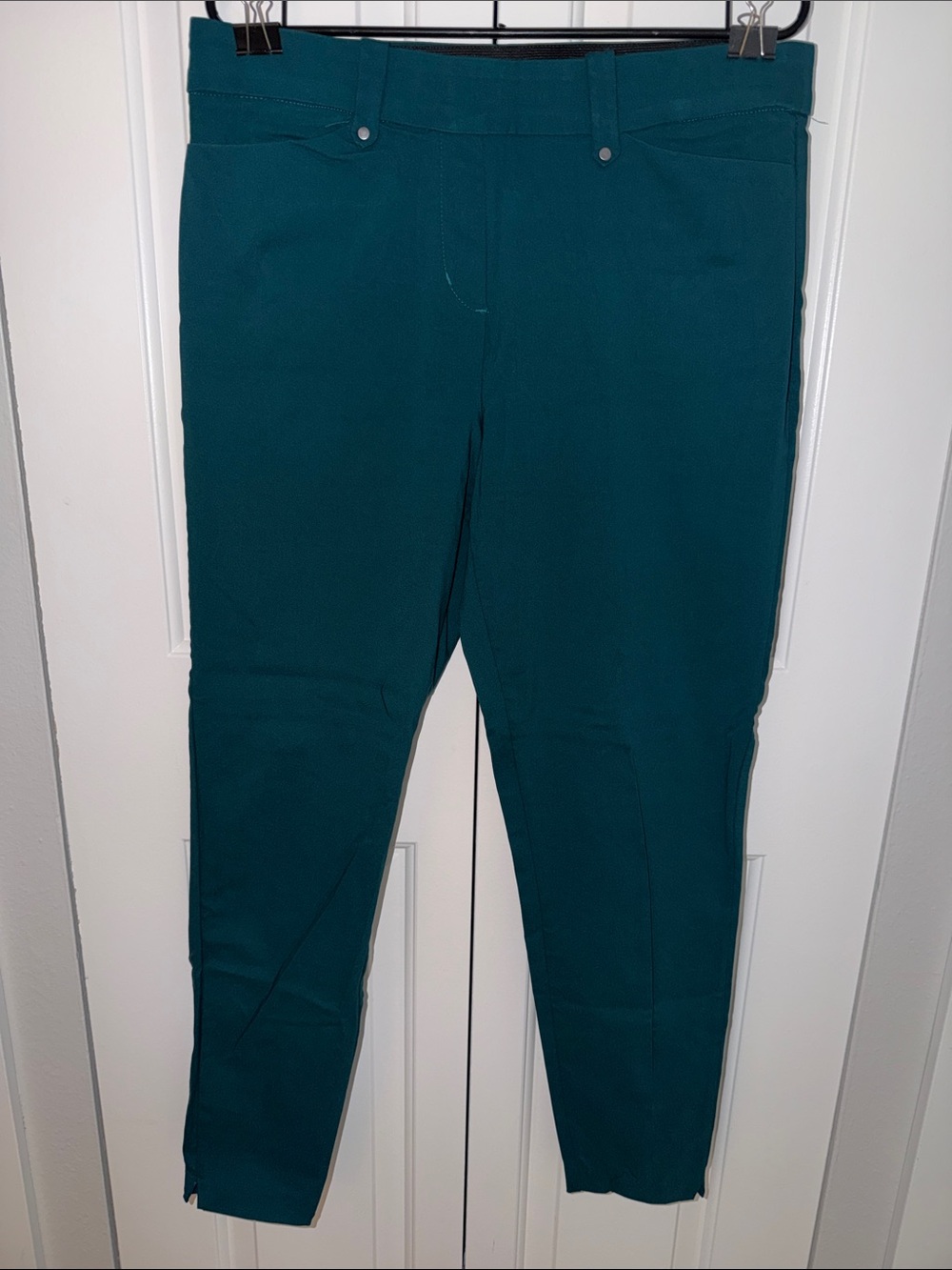 Maurices Turquoise Slim Pull-on Pants